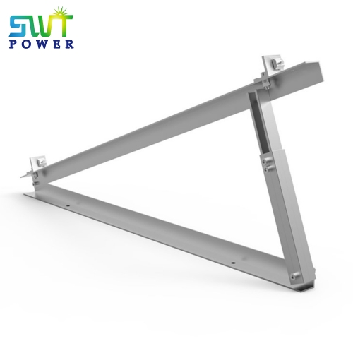 Adjustable tilt triangle mounting structure
